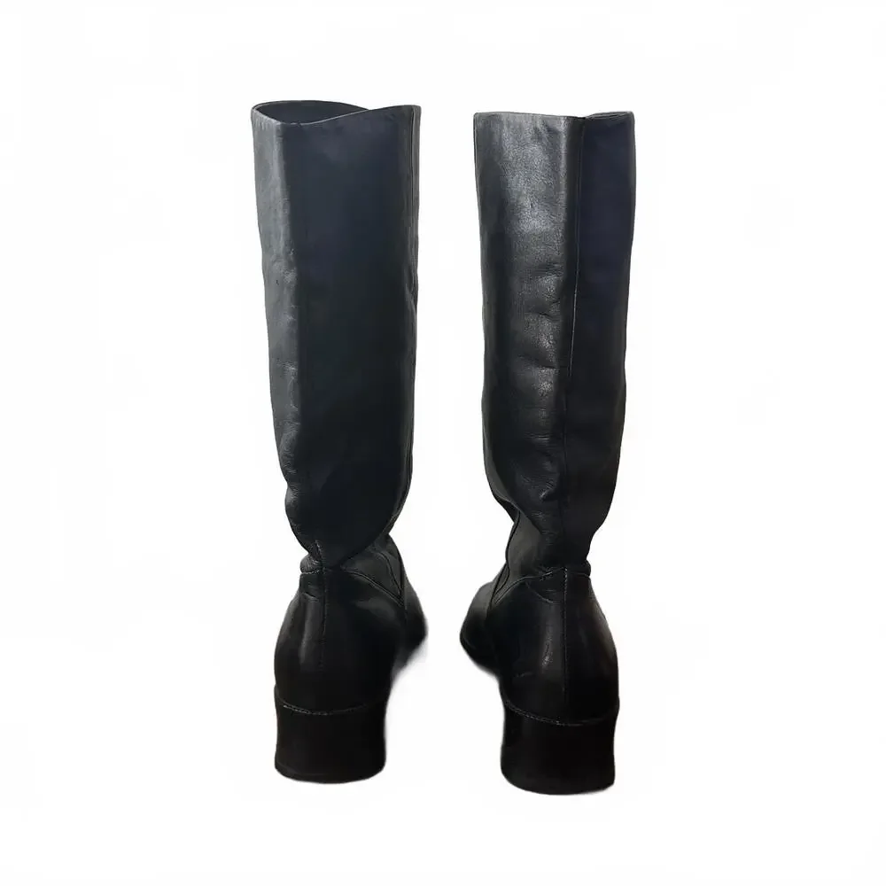 Vintage 1980's Markon Shelly Soft Leather Cuff Boots